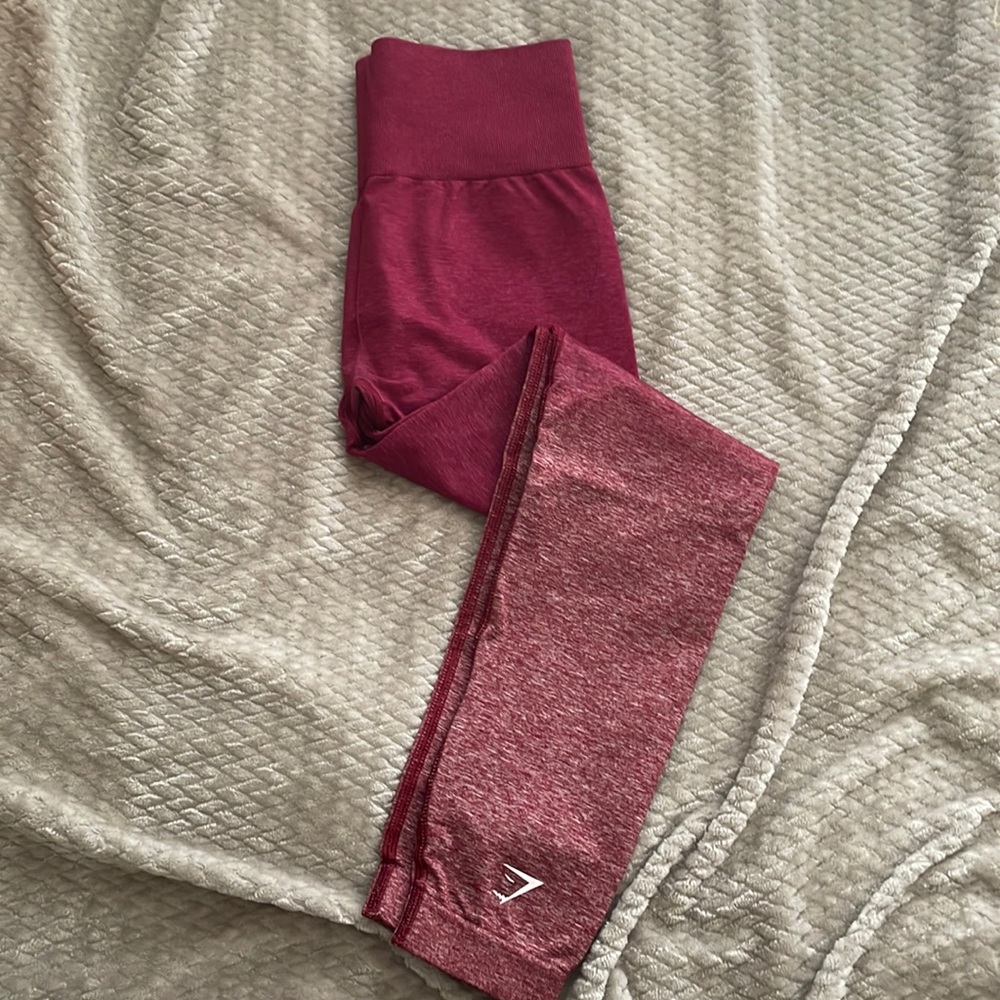 Ombré gymshark leggings Sz m brand new